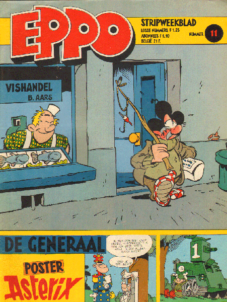 Diverse auteurs - Stripweekblad Eppo / Dutch weekly comic magazine Eppo 1980 nr. 11 met o.a./with a.o. DIVERSE STRIPS/  VARIOUS COMICS a.o. STORM/LUCKY LUKE/DE GENERAAL/ROEL DIJKSTRA/POSTER ASTERIX, goede staat
