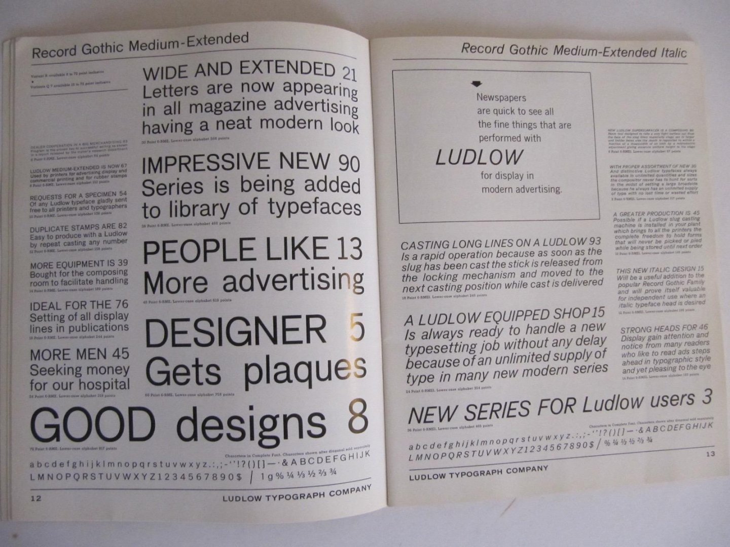  - Ludlow Gothics - Ludlow Typefaces 2