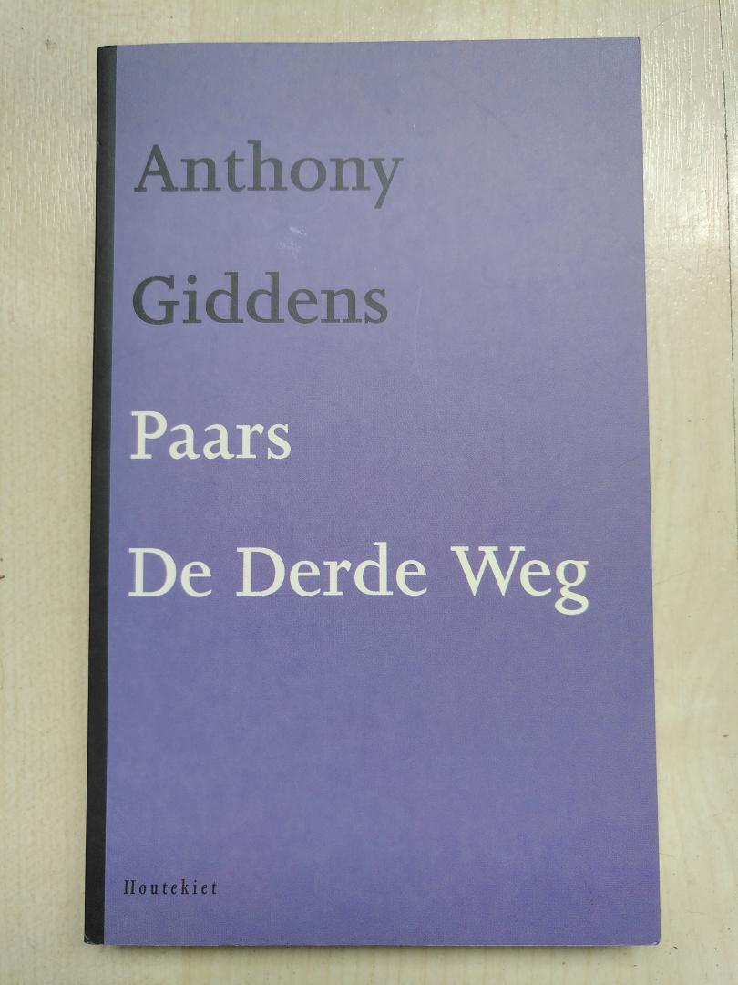 Giddens, A. - Paars. De derde weg / over de vernieuwing van de sociaal-democratie