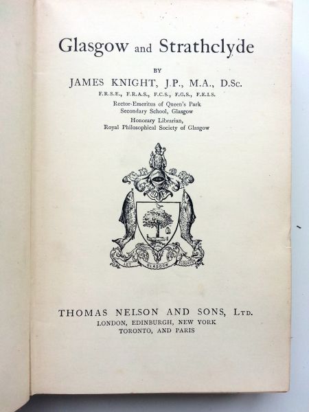 Knight, James - Glasgow and Strathclyde (ENGELSTALIG)