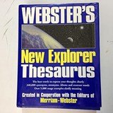 Webster's New Explorer Thesaurus, the best words to express your thoughts clearly 340000 synonyms, antonyms, idioms and contrast words, over 5000 usage examples clarify meaning