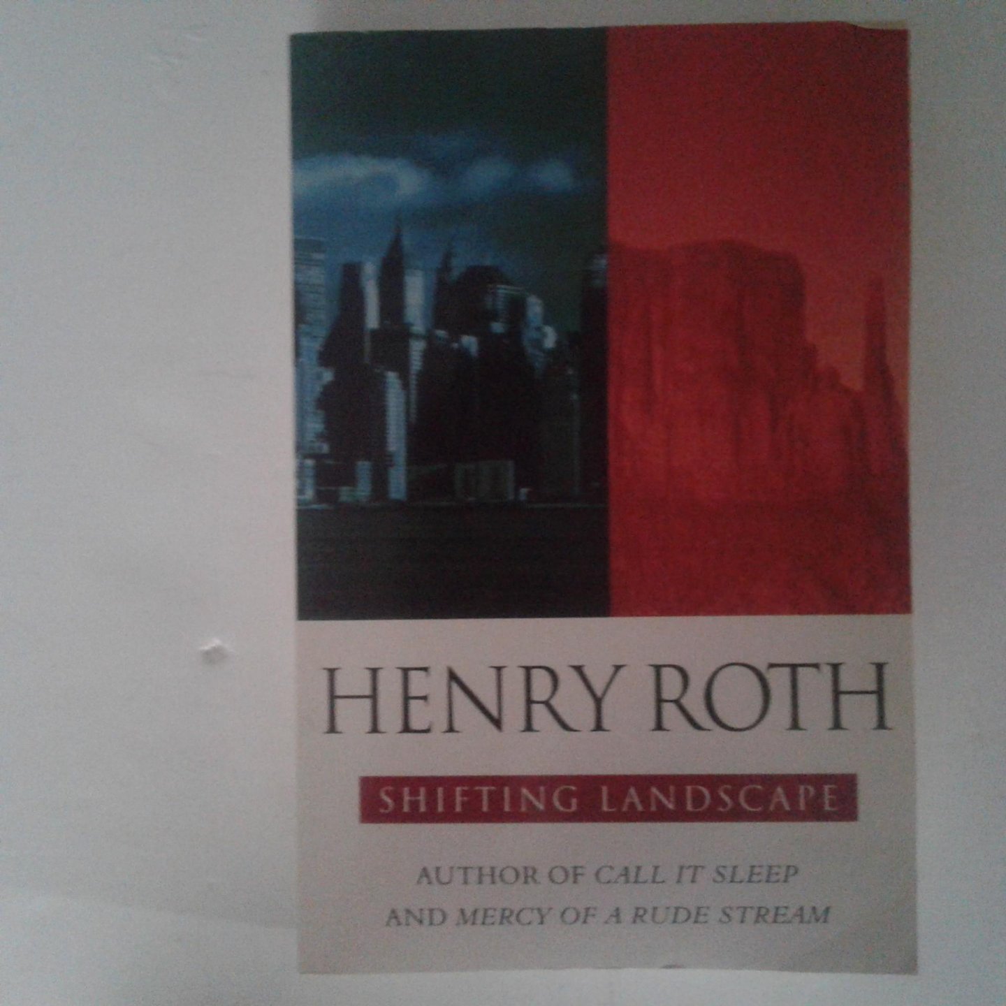 Roth, Henry - Henry Roth ; Shifting Landscape