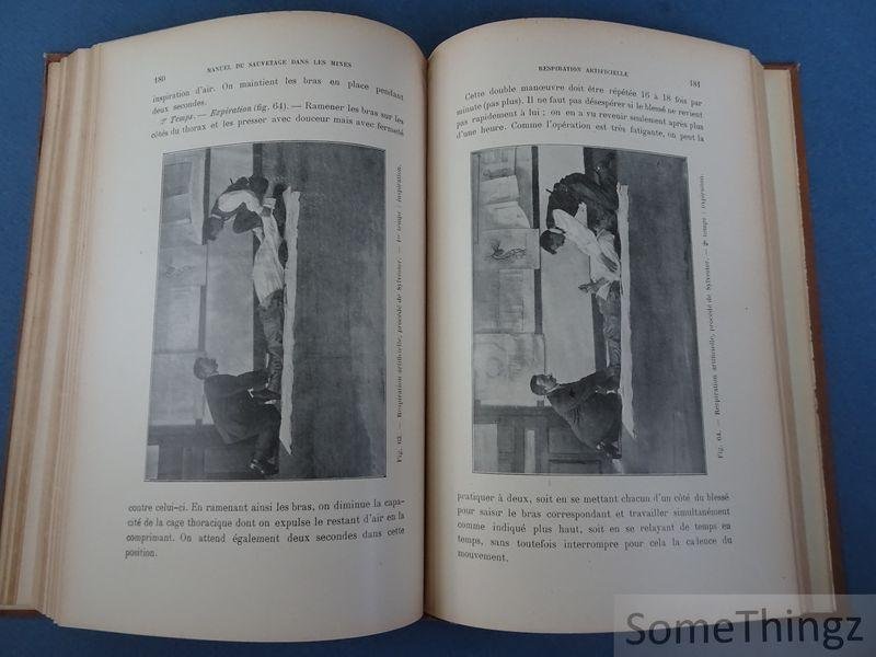 Stenuit, A. et G. De Voghel. - Manuel de sauvetage dans les mines. Notions théoriques sur les accidents et le sauvetage. Description et emploi des appareils de sauvetage. Soins d'urgence aux blessés. Éléments du cours donné à l'École de Sauvetage de Tamines.