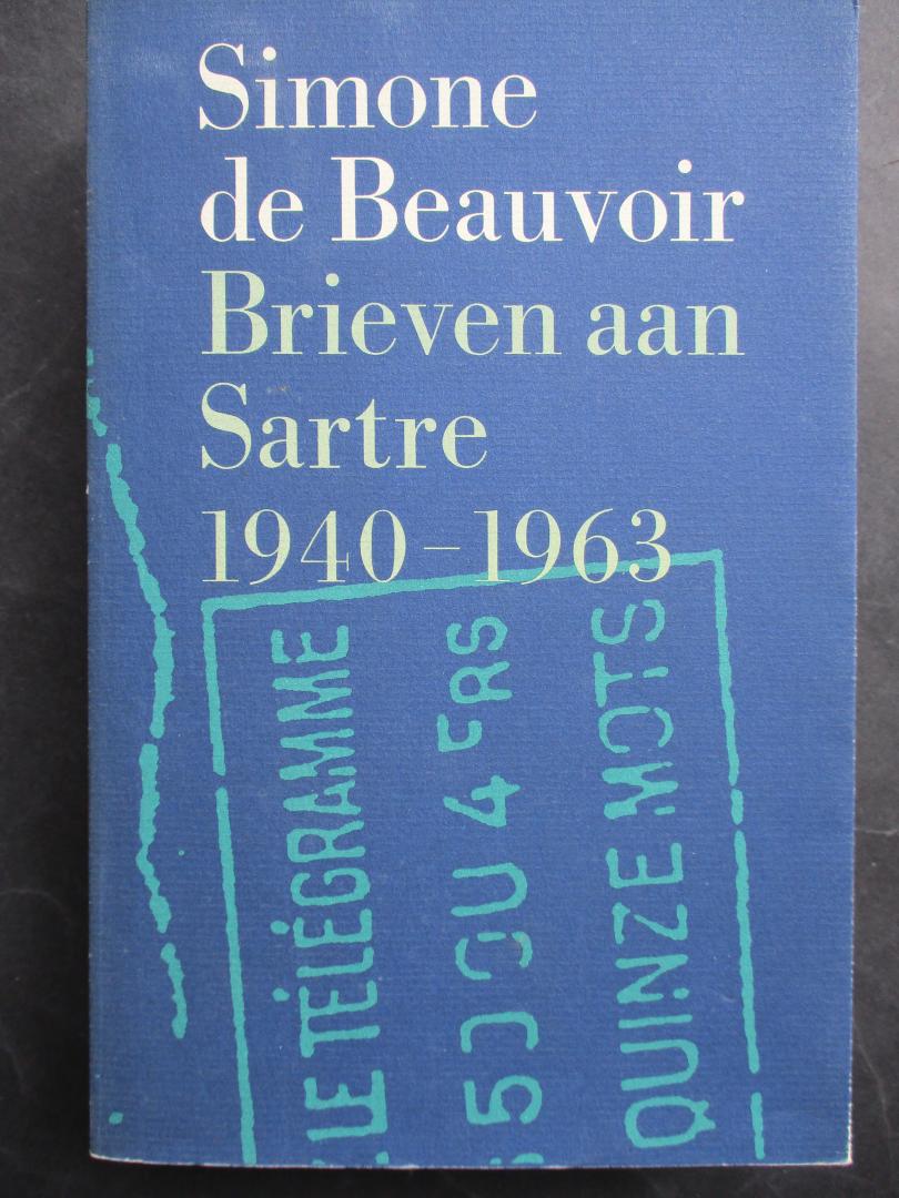 BEAUVOIR, Simone de - Brieven aan Sartre 1940-1963. Bezorgd door Sylvie Le Bon de Beauvoir. Vertaald door Frans de Haan.