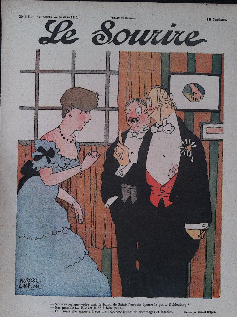 Redactie - Le Sourire - 12 maart 1910 - ( Marchel Crepin )