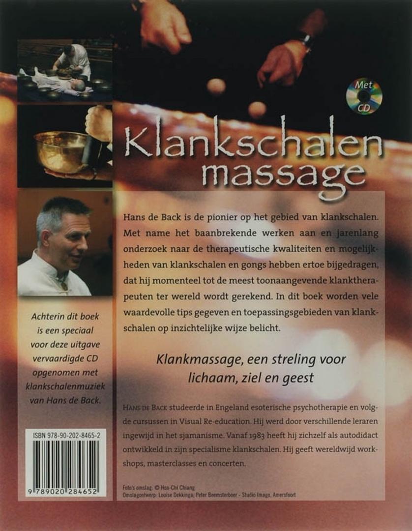 Back, Hans de - Klankschalenmassage (met CD)