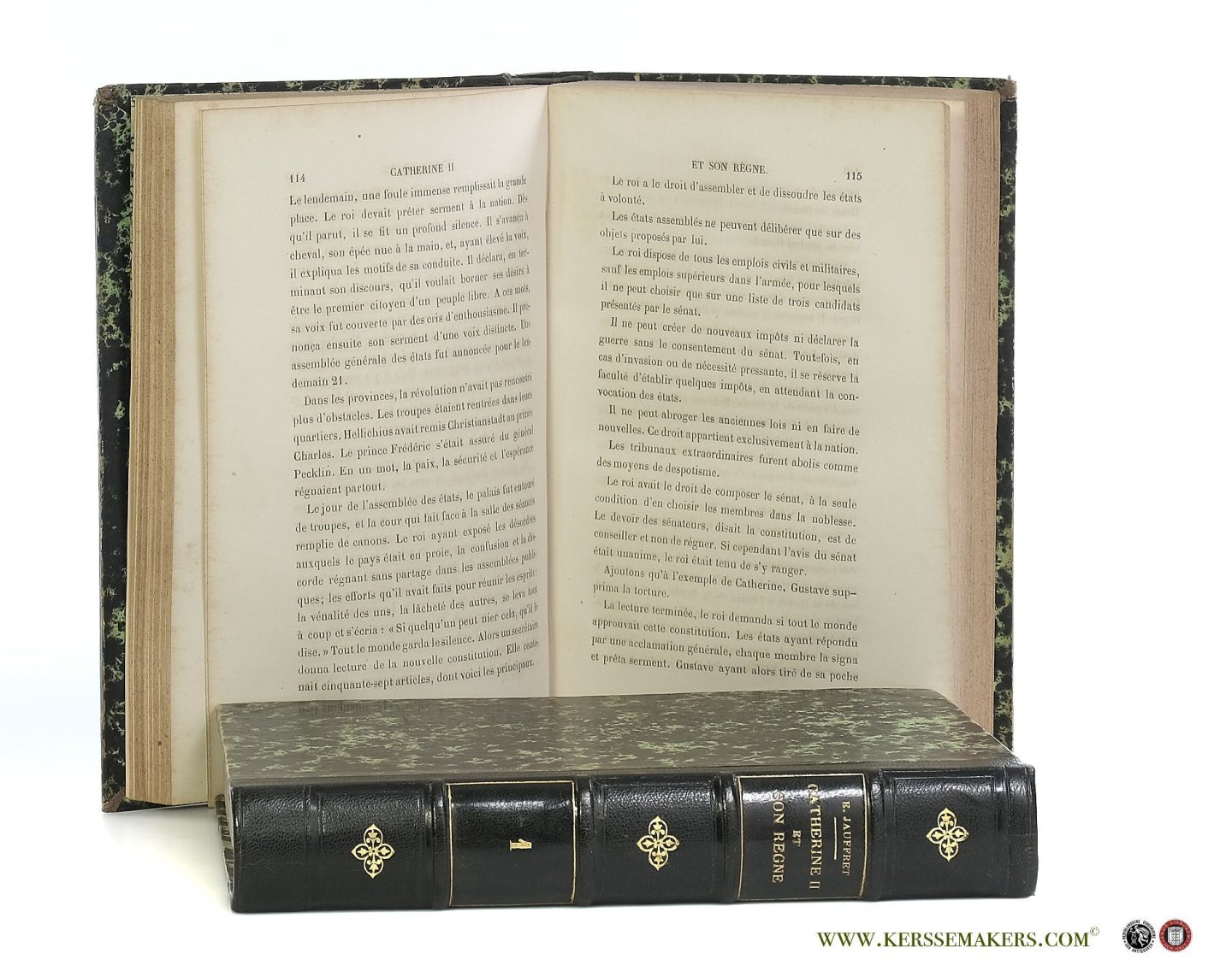 Jauffret, E. - Catherine II et son règne [ 2 volumes ].