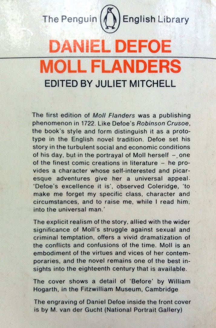Defoe, Daniel - Moll Flanders (Ex.1) (ENGELSTALIG)