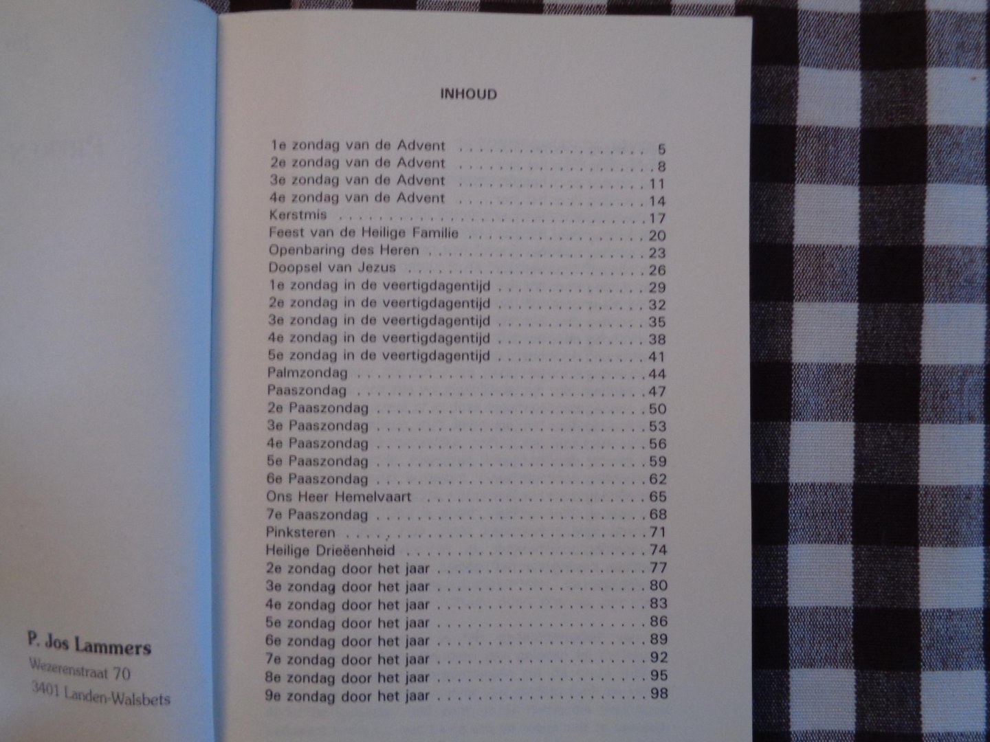 jos lammers  sds - niewe preken en voorbeden