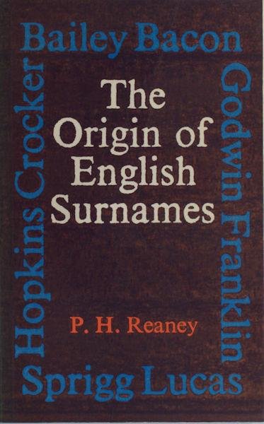 Bacon, Bailey. - The origin of English surnames.