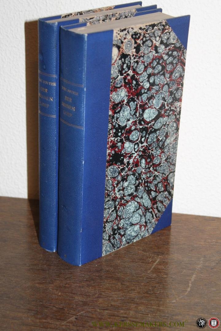 POTTER, Dirc (uitgegeven door P. Leendertz, WZ.) - Der minnen loep (2 delen in 1 band + deel inleiding en woordenlijst)