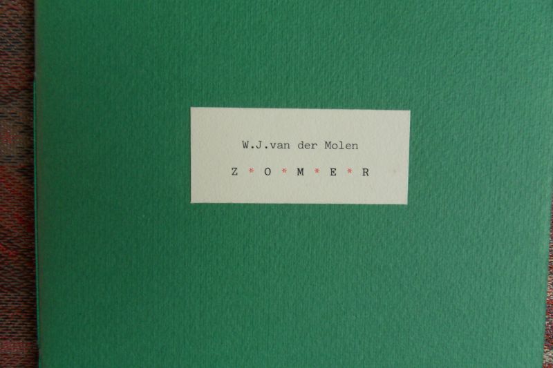 Molen, W.J. van der. - Zomer. [ Genummerd ex. 6 / 20.].
