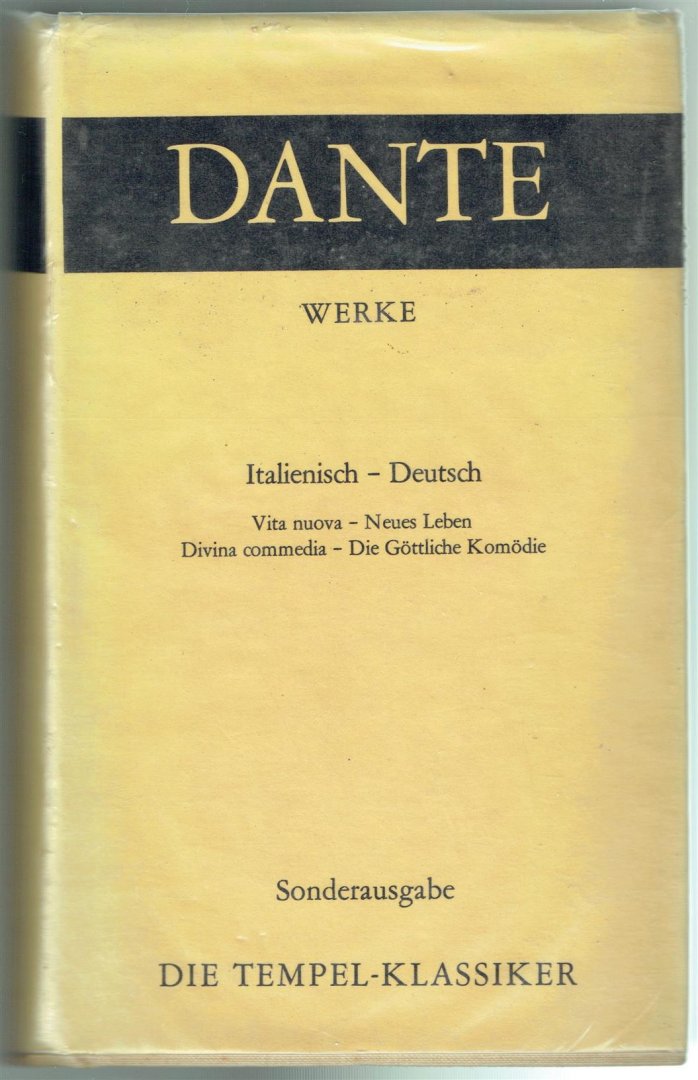 Dante, Alighieri, 1265-1321. - Das Neue Leben. : Die Göttliche Komödie , Vita nuova