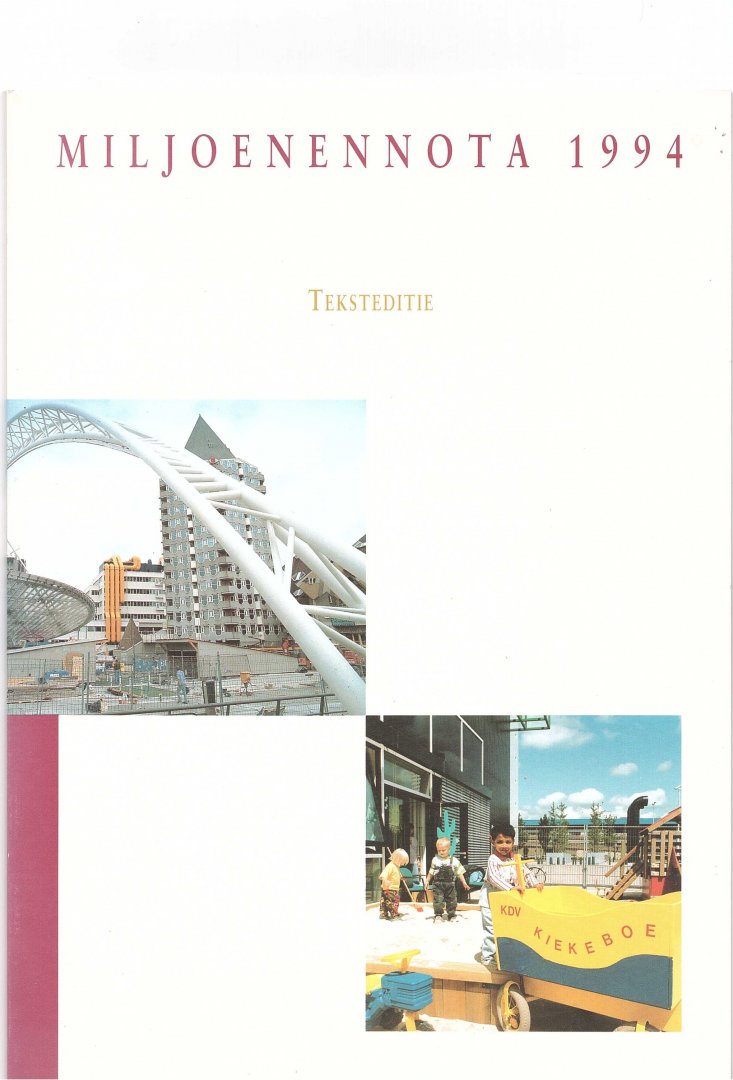 geen auteur - Miljoenennota 1994