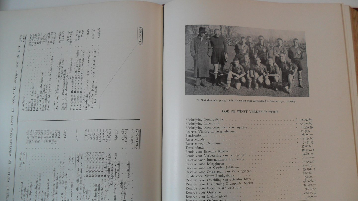 Moorman Lotsky Lamey en Ir. A. van Emmenens - KNVB Jubileumboek 1889-1939