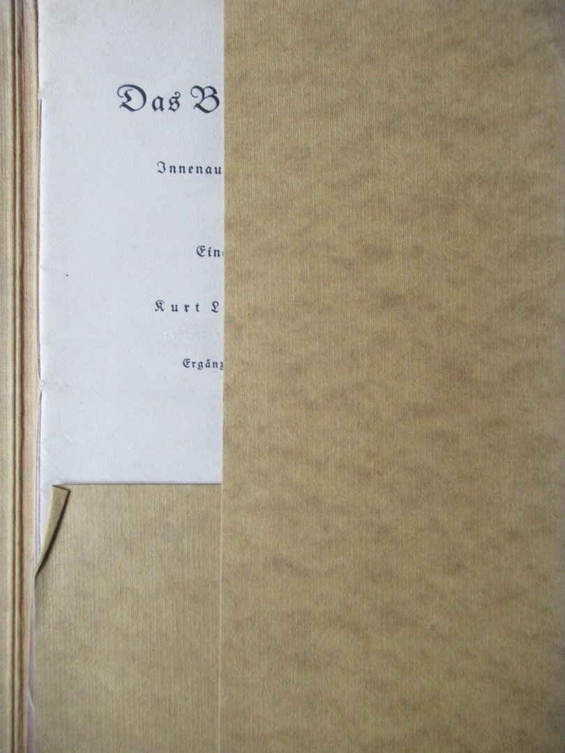 Loele, Kurt - Bruere, Otto - Das Bucher Schaufenster. Mit einemen Anhang Innenauslagen und Innenausstattung Austellungen