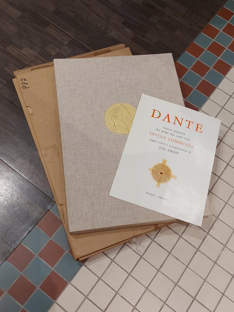 Jan Uriot - DANTE. Een visie op de eerste twee zangen van de Divina Commedia geschilderd en beschreven door Jan Uriot