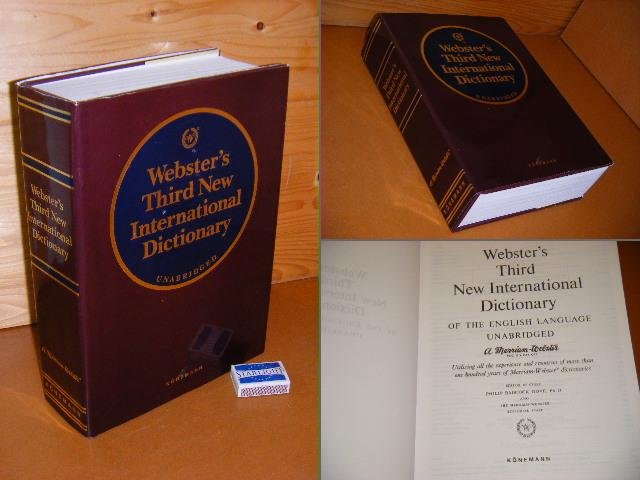Babcock Gove, Philip (ed.) - Webster`s Third new International Dictionary of the English Language unabridged.