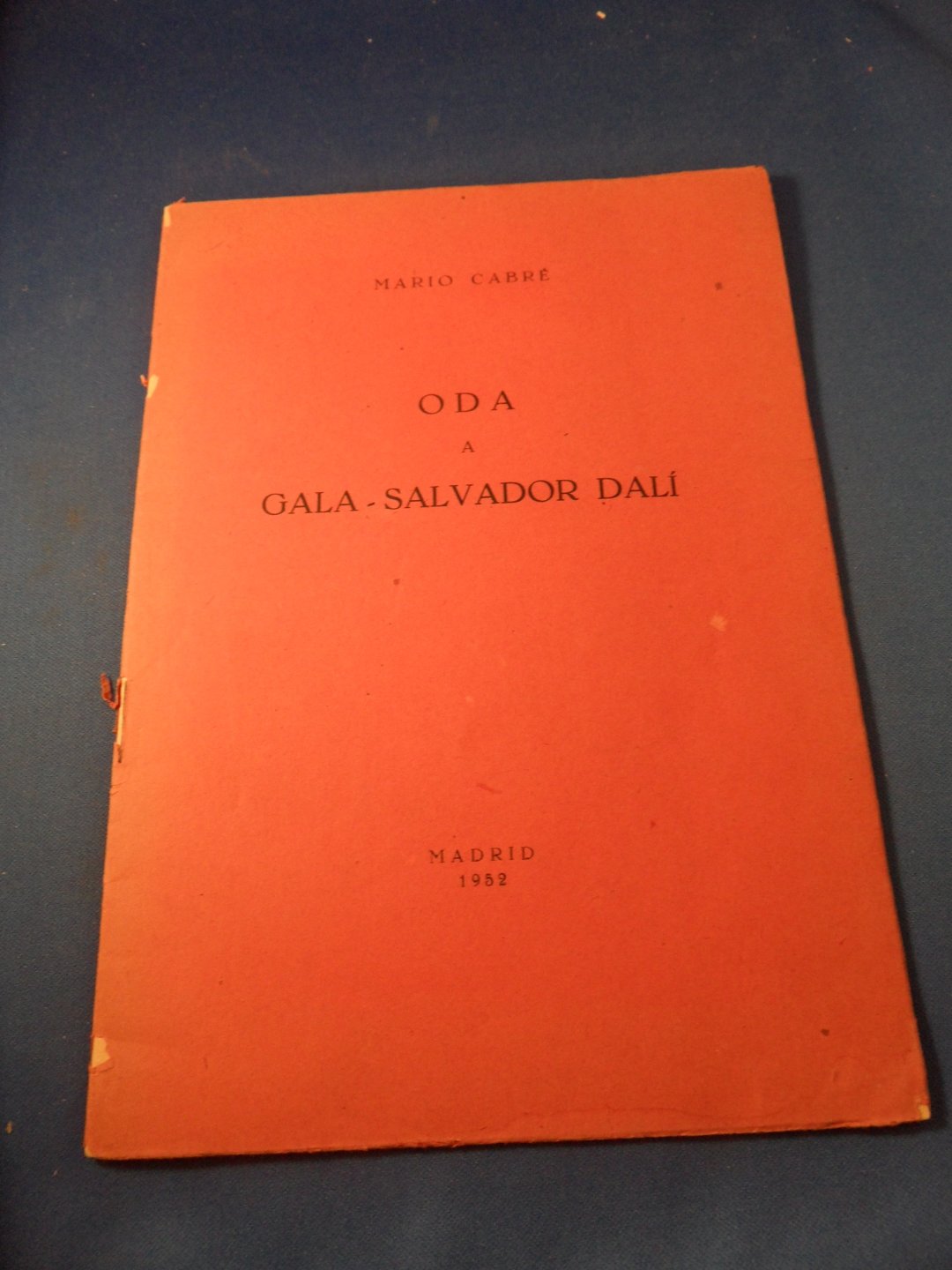 Cabré, Mario - Oda a Gala- Salvador Dali