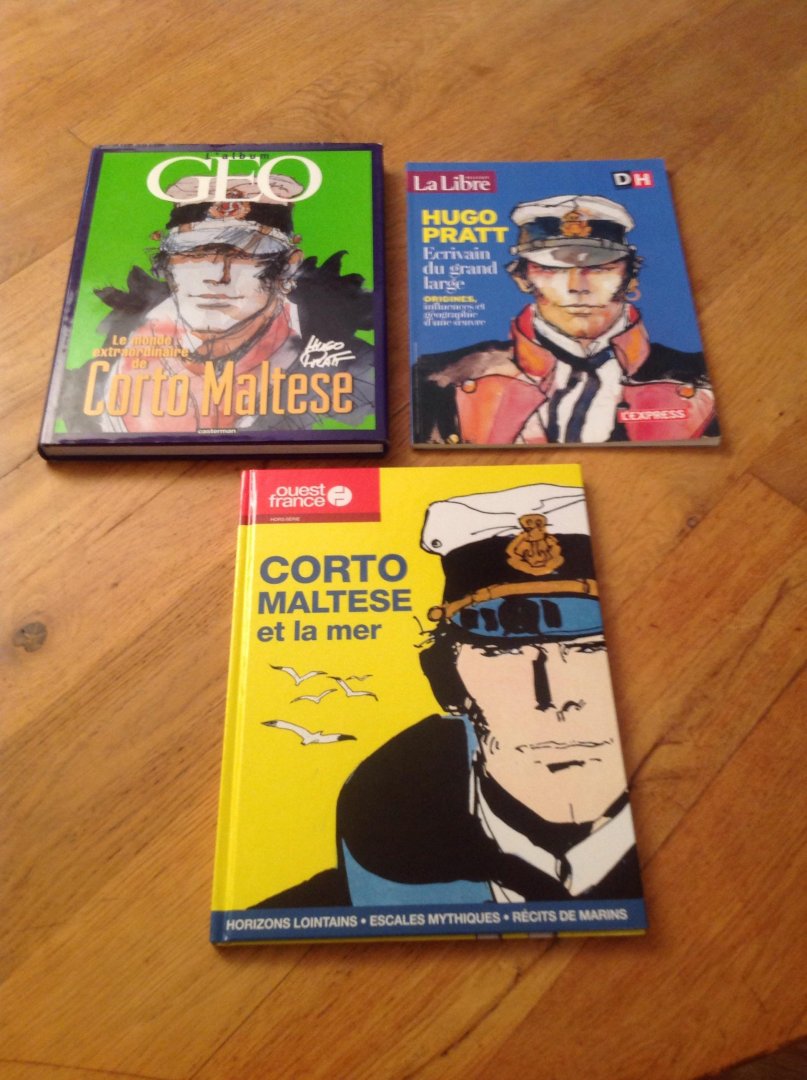 Hugo Pratt - L'Album Geo Le Monde extraordinaire de Corto Maltese. Met 2 extra's