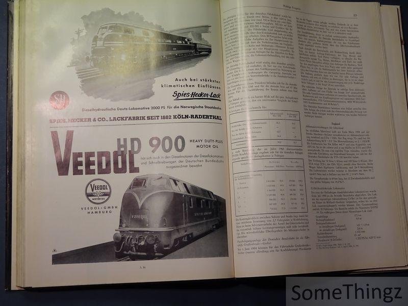 Th. Vogel und E. Kadenbach. (Hrsg.) - Jahrbuch des Eisenbahnwesens. 10. Folge. 1959.
