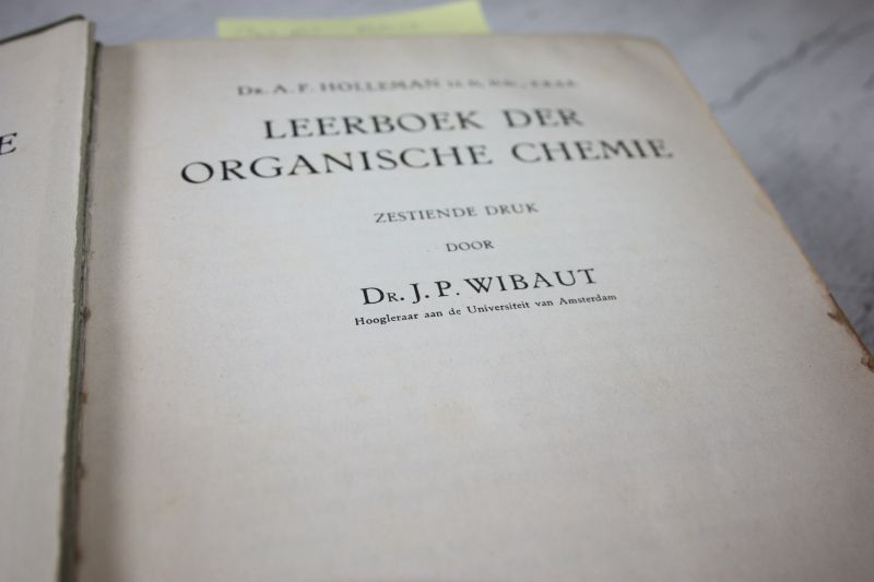 Holleman, Dr. A.F. / Wibaut, Dr. J.P. - LEERBOEK DER ORGANISCHE CHEMIE
