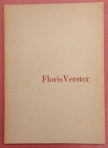SM 1952: & VERSTER, FLORIS - Floris Verster. Cat 91.