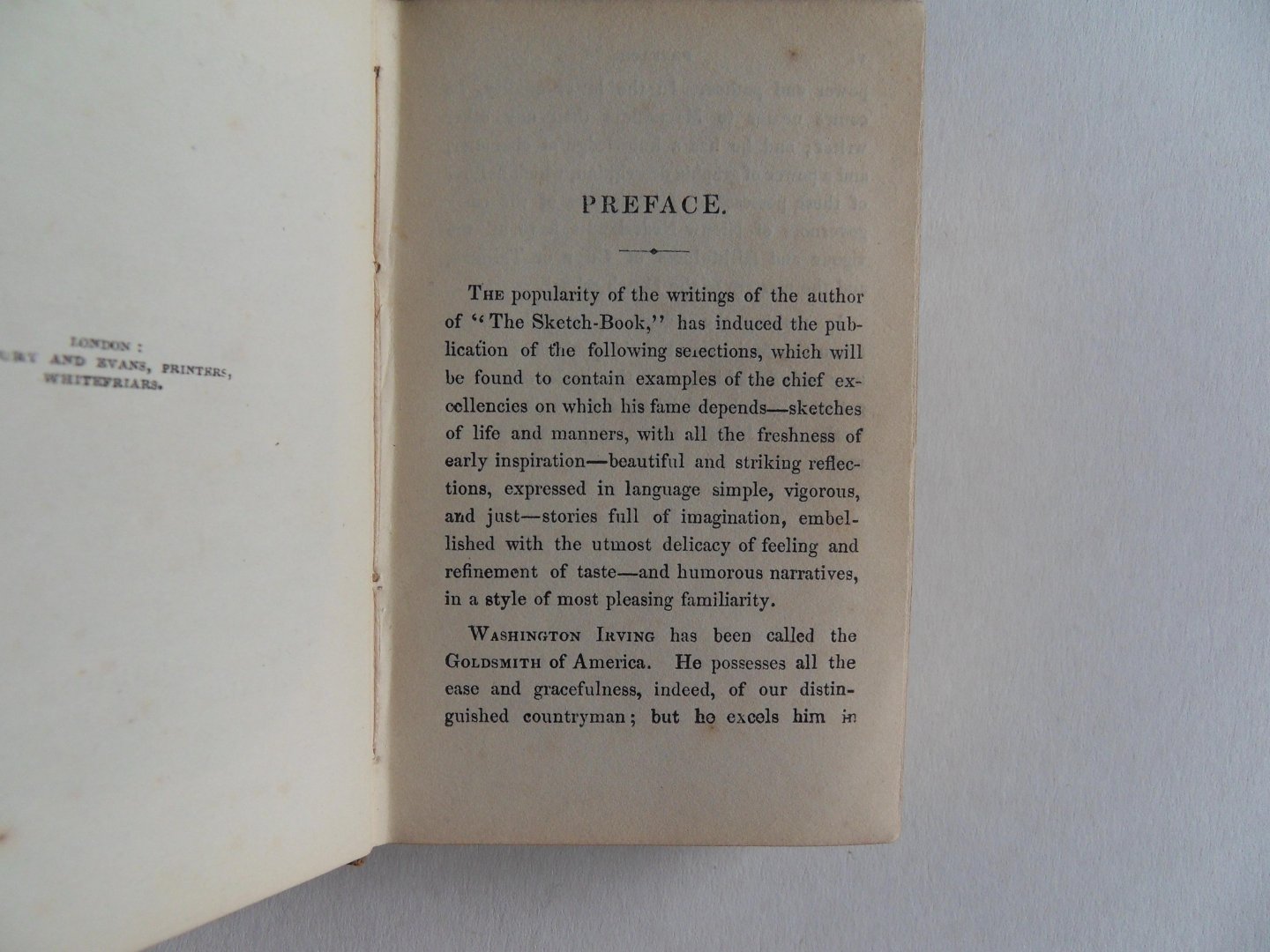 Irving, Washington. - Essays and Sketches. [ First English Edition - 1837 ! ].