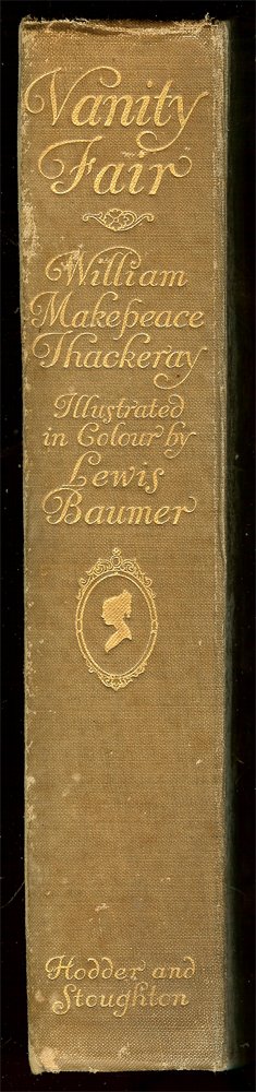 William Makepeace Thackeray - illustrated in colour by Lewis Baumer. - Vanity Fair