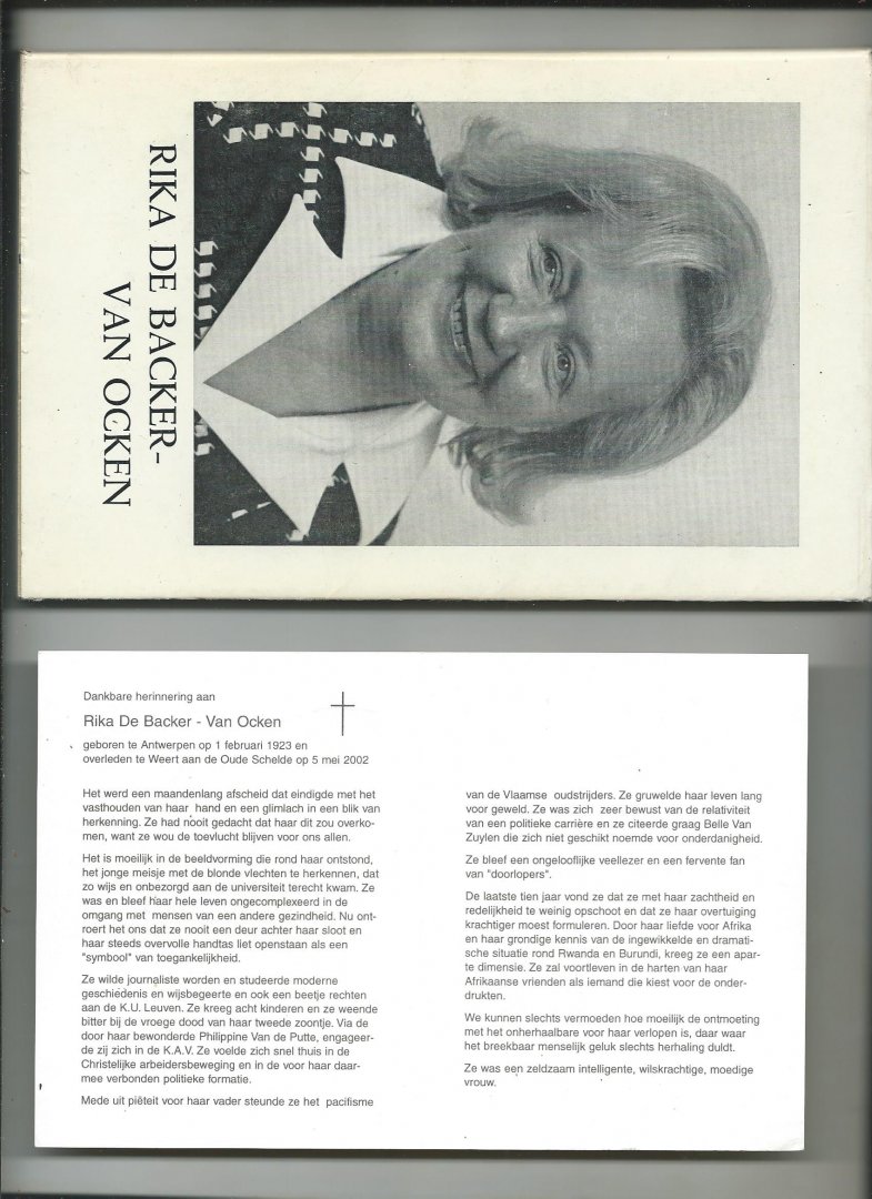 Peeters, Denijs - Rika de Backer - van Ocken
