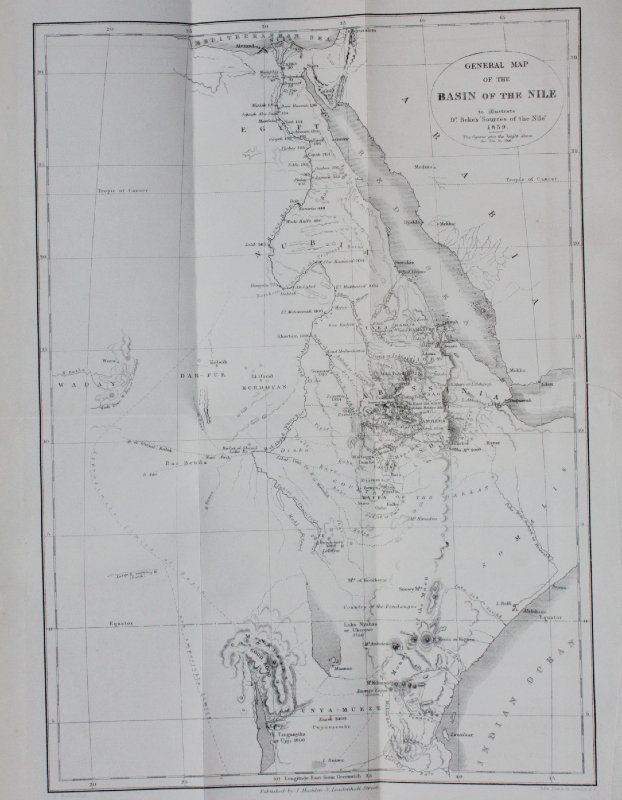 Beke, Charles Tilstone - The Sources of the Nile: Being a General Survey of the Basin of that River, and of its Head-Streams: with the History of Nilotic Discovery