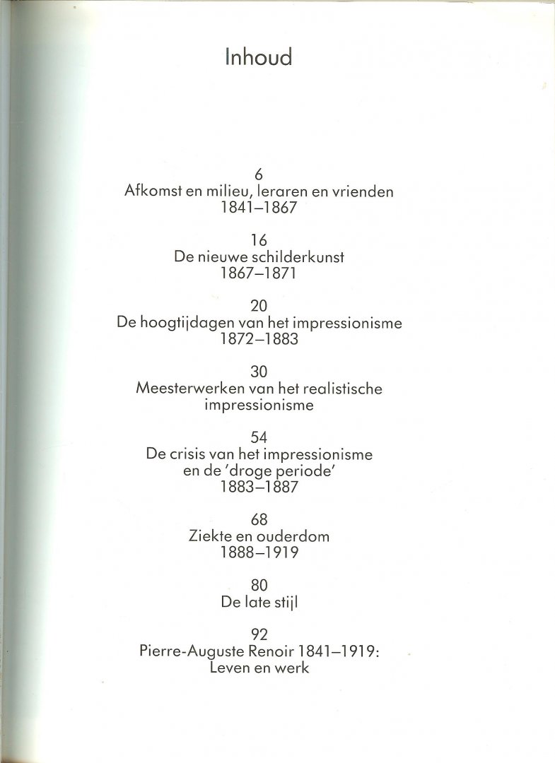 Peter H. FeistGerda Leegsma Vertaling Jacques Hermus  Zetwerk Letter en Lijn - Pierre-Auguste Renoir 1841-1919