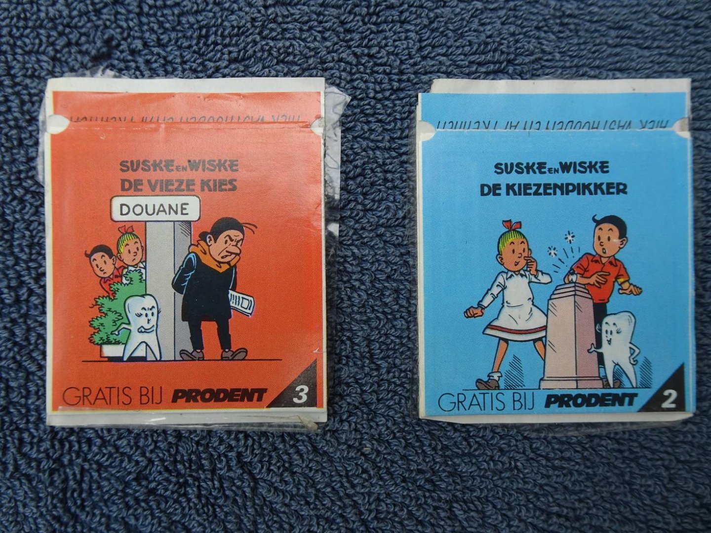 Vandersteen, Willy. - Suske en Wiske. De Kiezenpikker/ De Vieze Kies. 2 stuks.