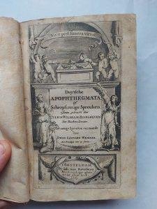 Zinkgreven, Julium Wilhelm - Duytsche apophthegmata, of: Scherpzinnige spreuken
