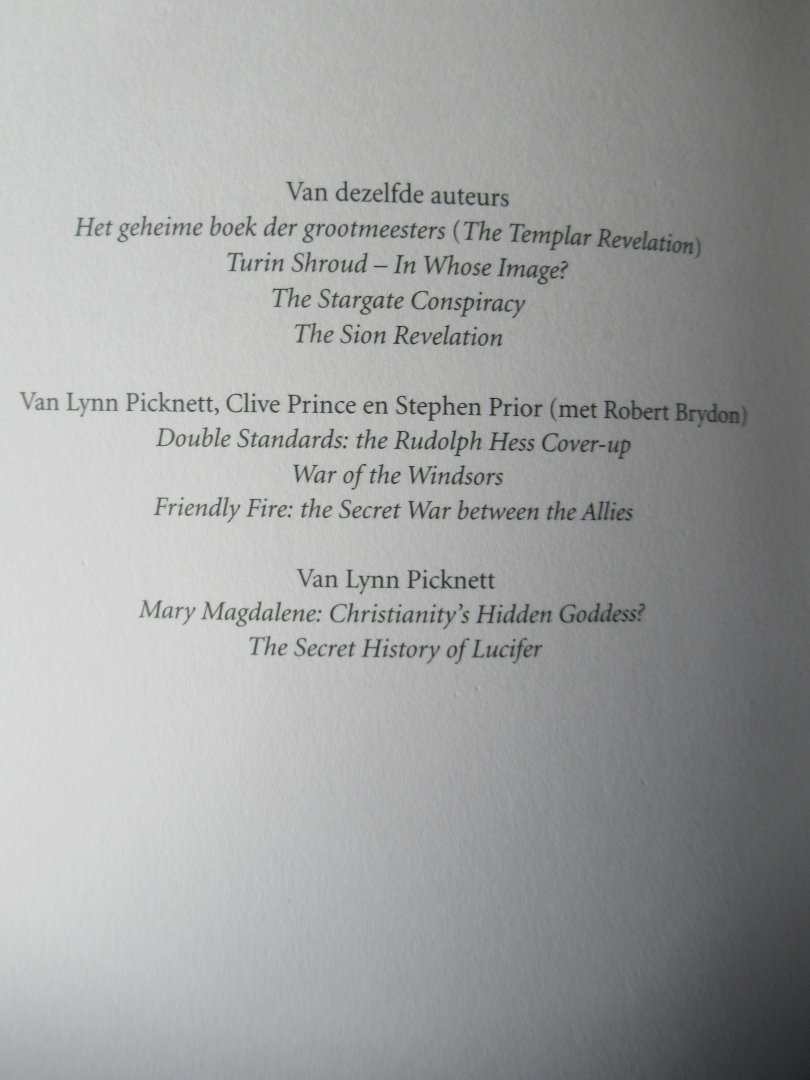 Picknett, Lynn - Prince Clive - De vele gezichten van Jezus Christus. Beeldvorming - tegenstellingen (on)waarheden