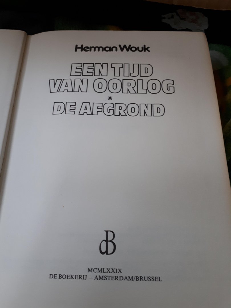 Wouk - Tyd van oorlog /de afgrond / druk 1