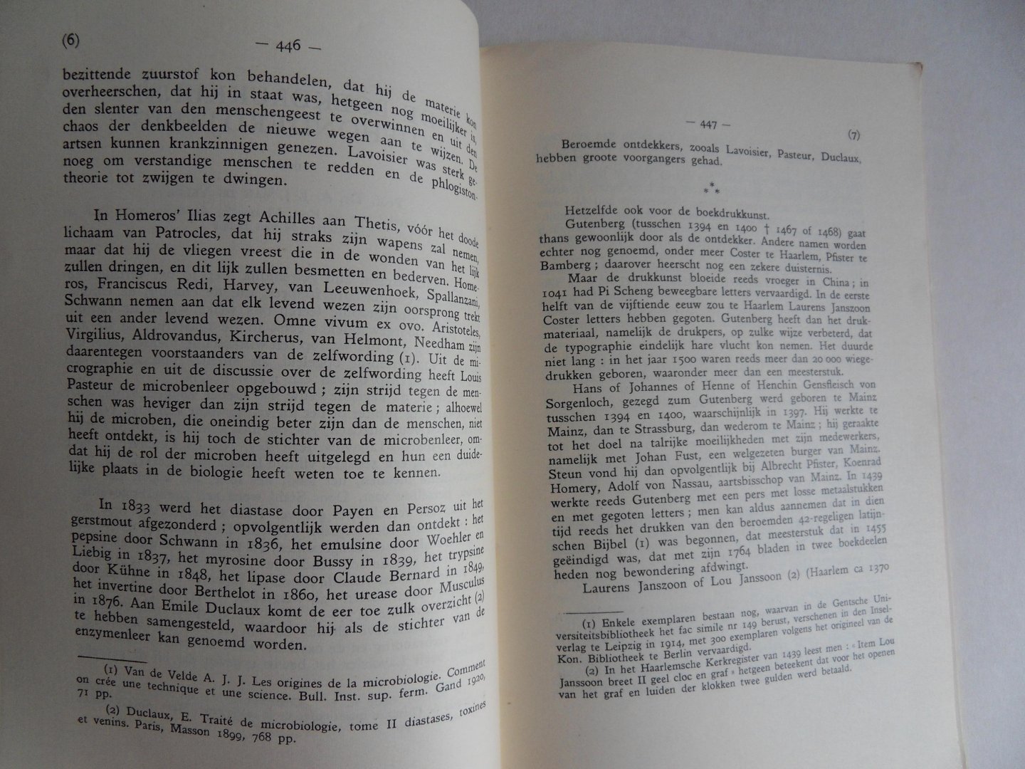 Velde, prof. dr. A.J.J. van de. - De Boekdrukkunst Vijfhonderdjarig. [ Koninklijke Vlaamsche Academie voor Taal- en Letterkunde ].