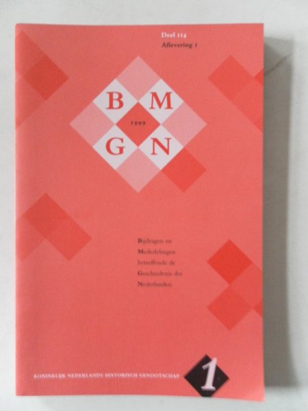 Boone, M. e.a. - Bijdragen en mededelingen betreffende de geschiedenis der Nederlanden 114e jaargang nr.1