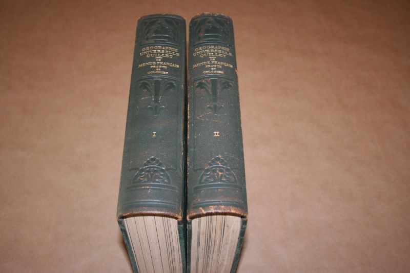 M. Maurice Allain - Géographie Universelle Quillet -- Physique-Économique-Humaine -- Le Monde Francais (2 delen)