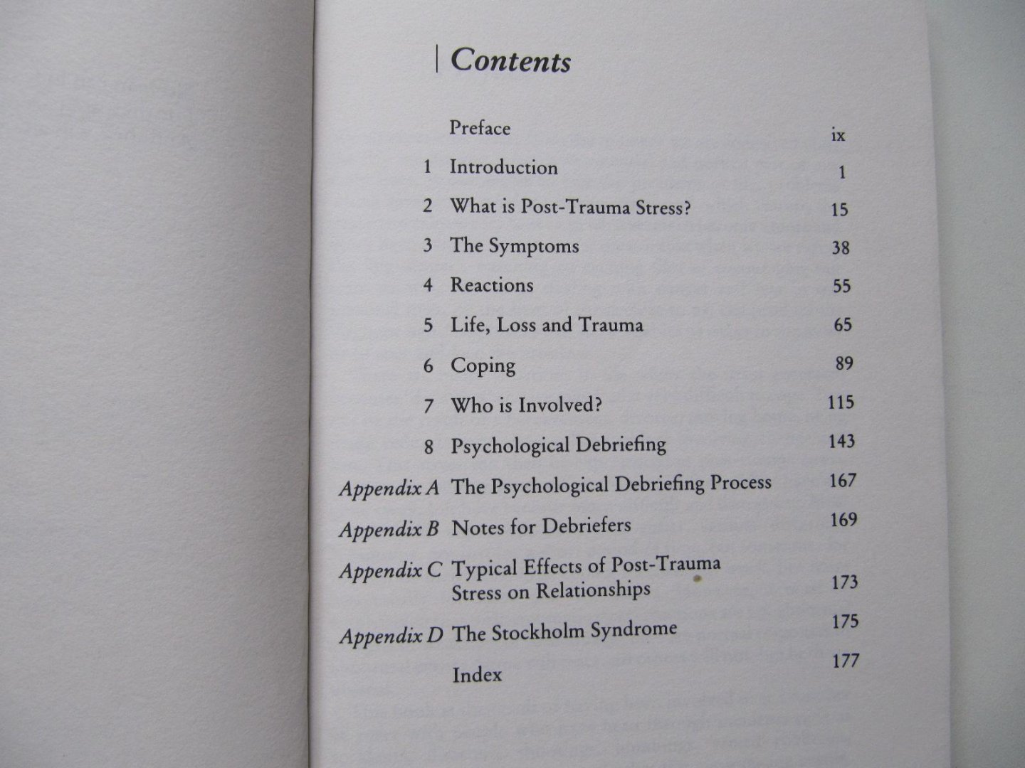 Frank Parkinson - Post-Trauma Stress