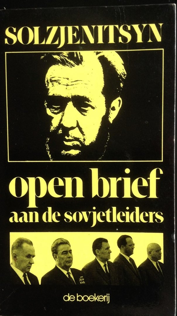 Solzjenitsyn, Aleksandr - Open brief aan de Sovjetleiders (september 1973) en