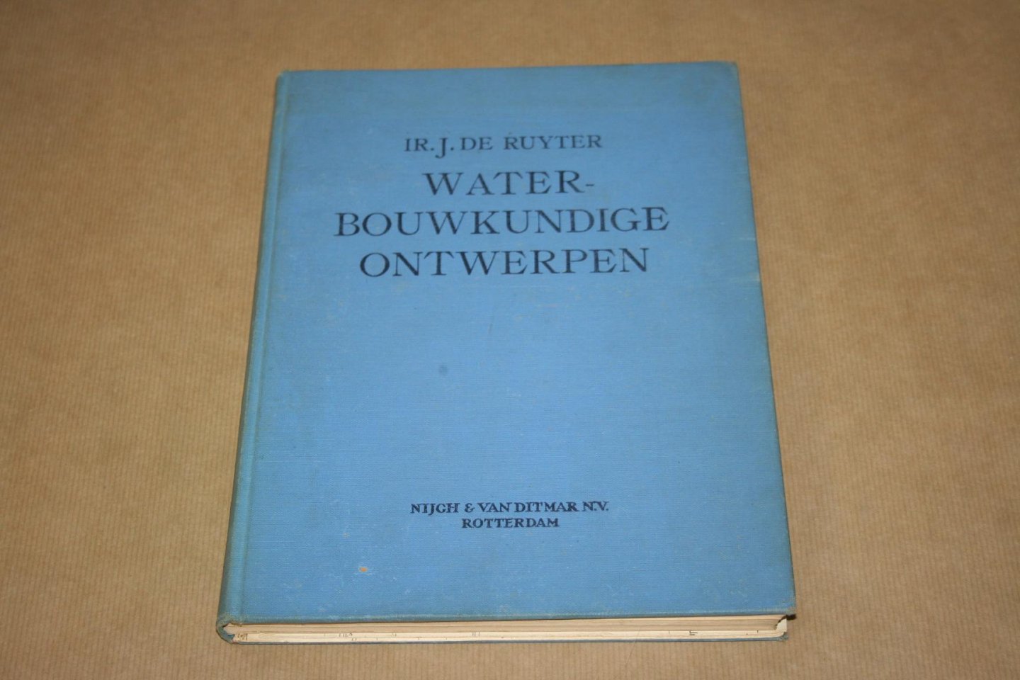 Ir. J. de Ruyter - Waterbouwkundige ontwerpen
