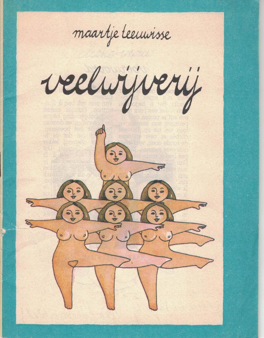 Teeuwisse Maartje  ( Illustratrice 1948-1989 ) - Veelwijverij  ( Feminisme ) Bijlage bij het blad Viva