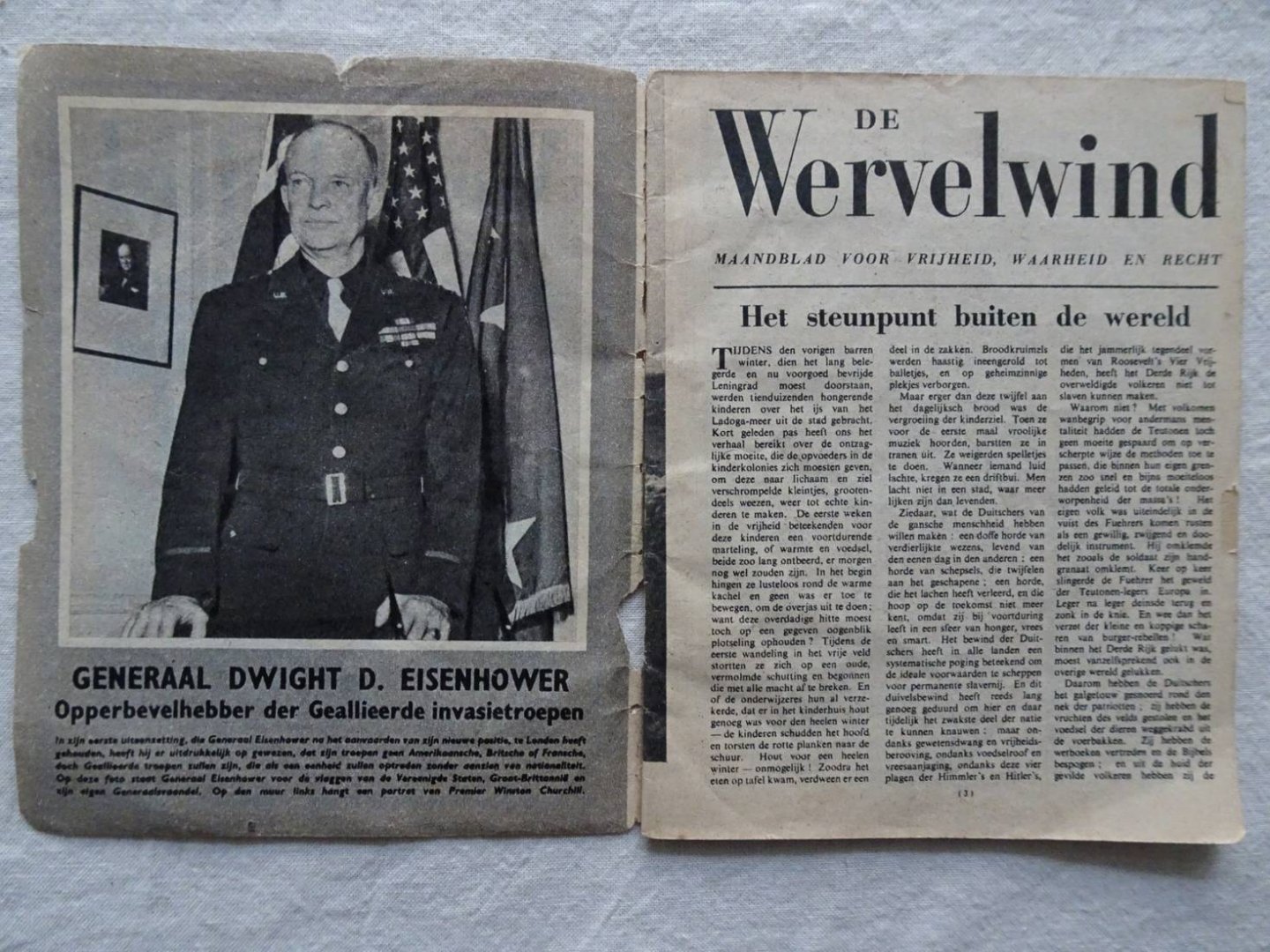 red.. - De Wervelwind, maandblad voor vrijheid, waarheid en recht (no. 19, februari 1944).