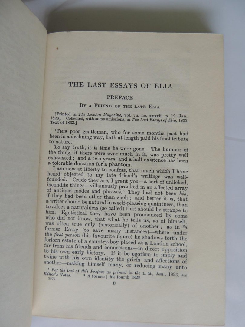Lamb, Charles - Last Essays of Elia