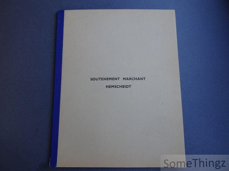 M. Demeuter. - Soutenement marchant - Hemscheidt.