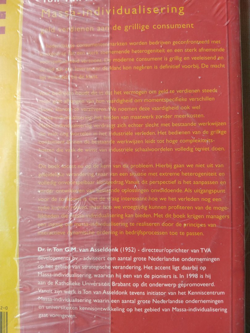 Asseldonk, T. van - Massa-individualisering + CD-ROM / druk 1