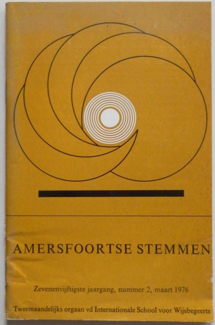 Aiking van Wageningen E G e.a. - Amersfoortse Stemmen 57e jaargang  num 2 maart 1976