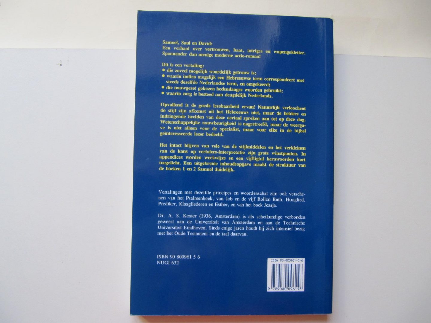 Albert Koster - Samuel, Saul en David / druk 1