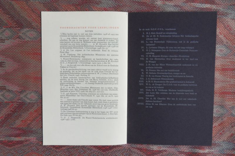 Brom jr., A. (oud-assistent Universiteits-Bibliotheek Utrecht). - Utrechtse Miniaturen 1415 - 1475.